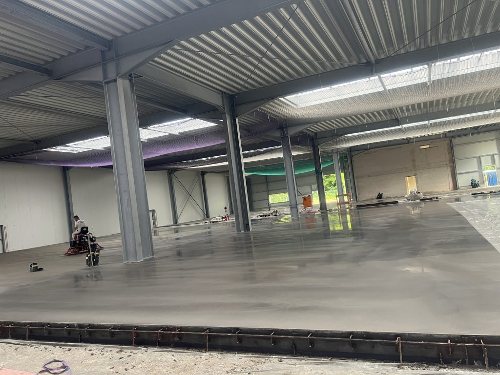 K&H Industrieboden Baustelle